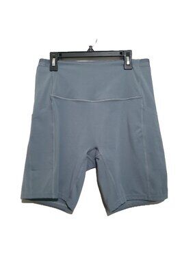 2XU Form Stash Hi-Rise 6" Compression Short Pockets L Blue EUC
